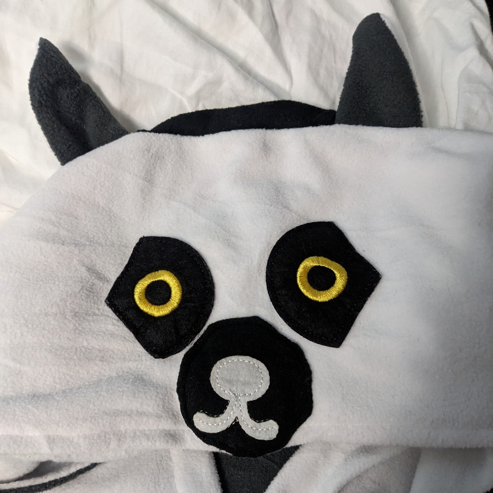 Lemur Onesie Hooded Pajama Kigurumi Halloween Costume